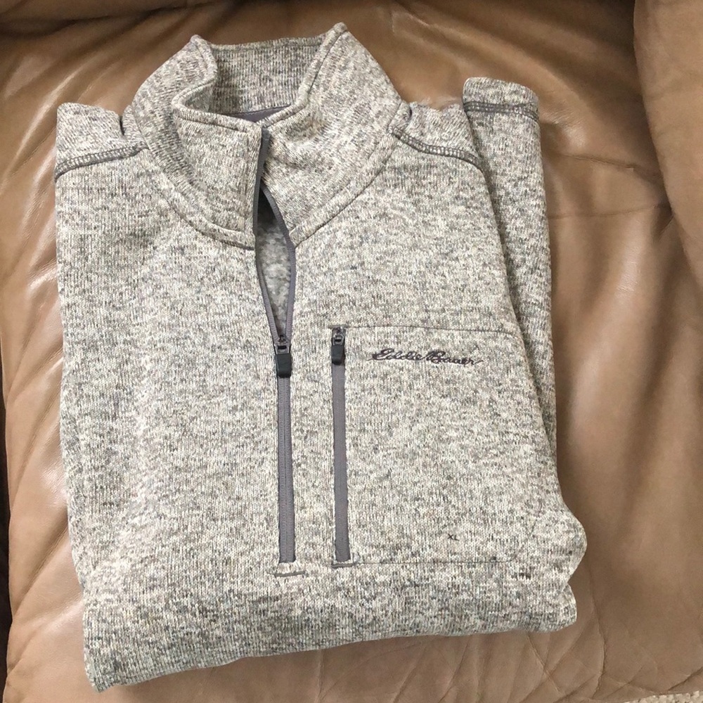 Eddie Bauer Men’s Radiator 1/2-zip sweater